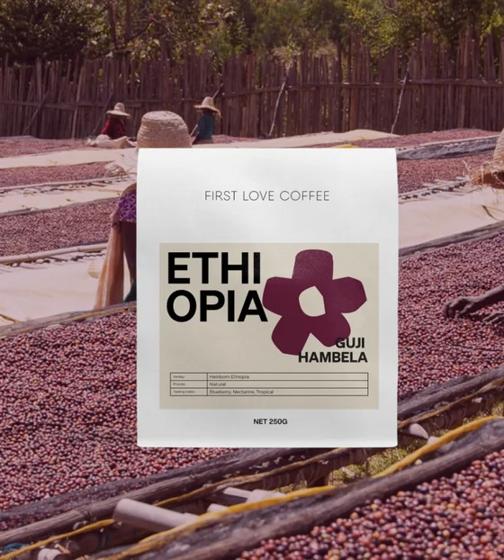First Love Coffee single-origin bag